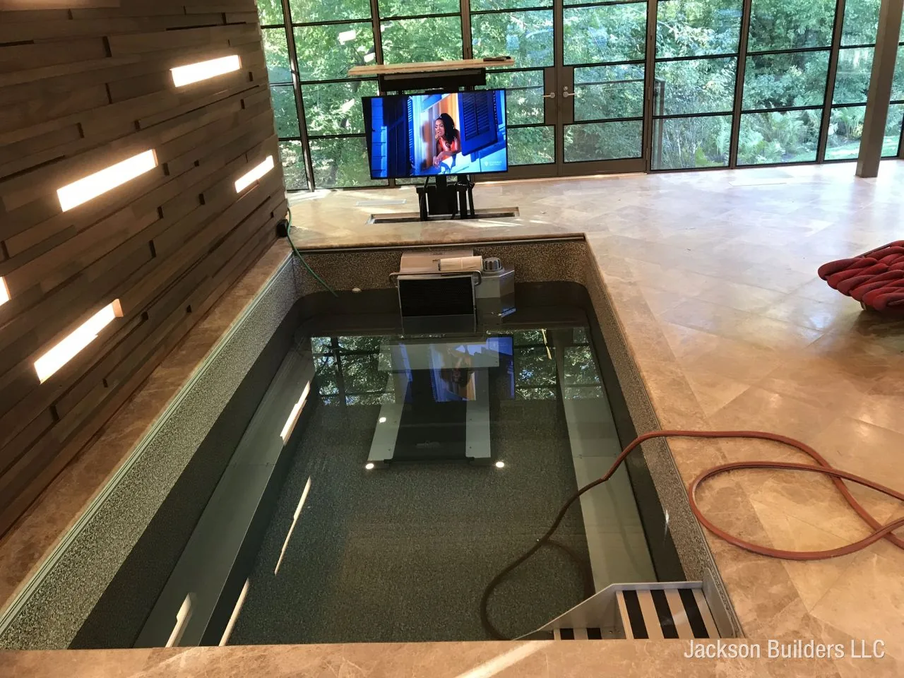 Indoor Endless Pool Room